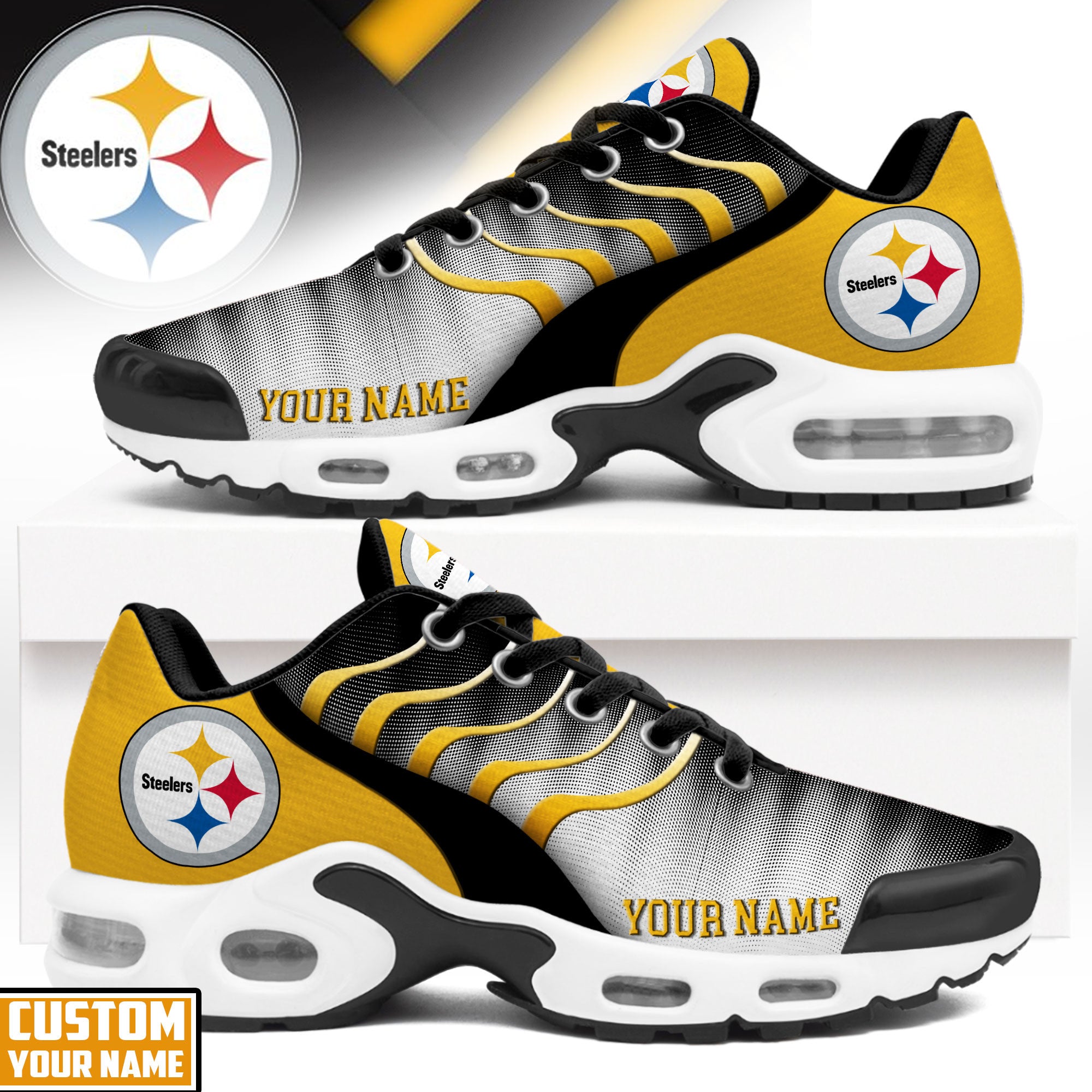 P.steelers | Premium  Endzone Runner Air Max Shoes Nth1