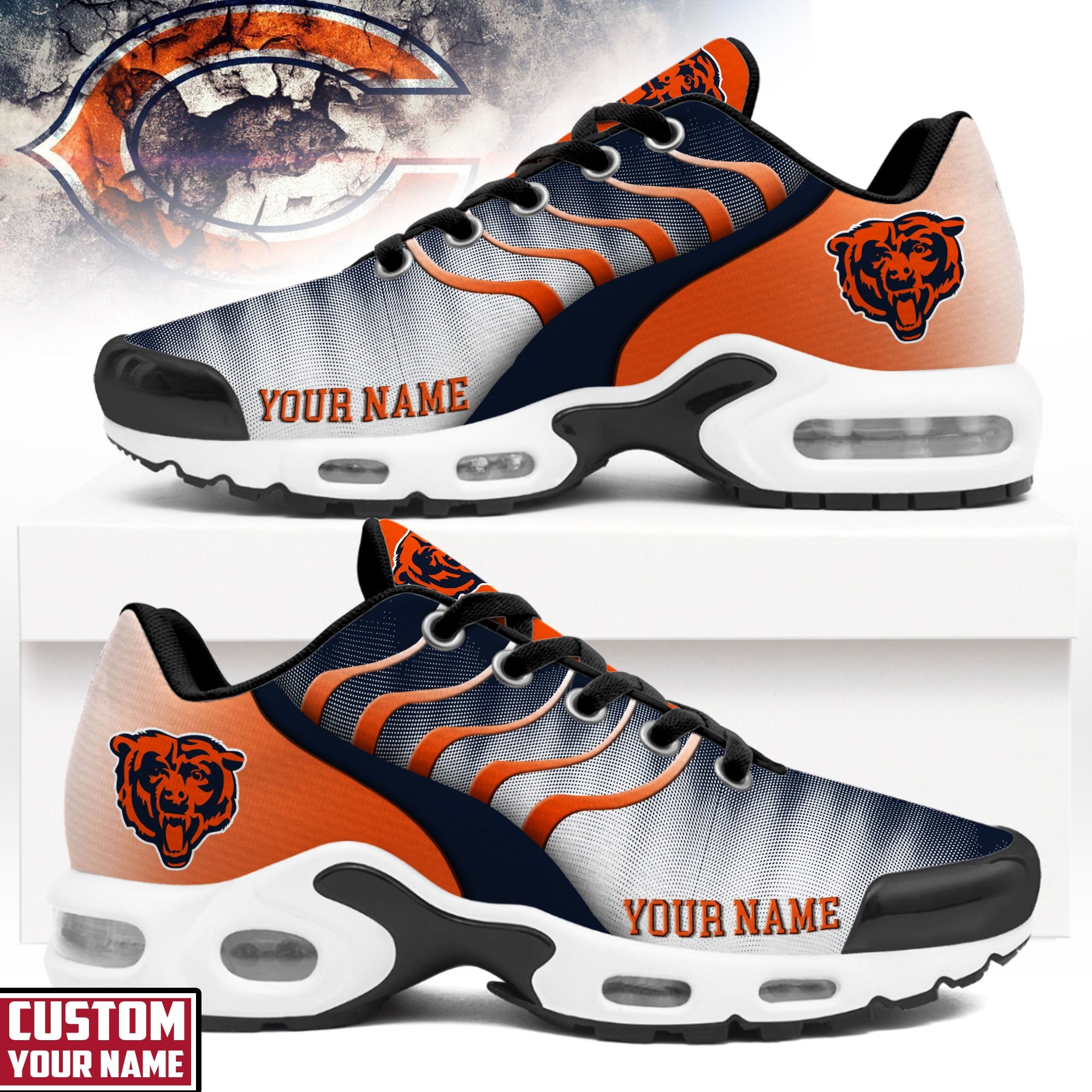 C.bears | Premium  Endzone Runner Air Max Shoes Nth1