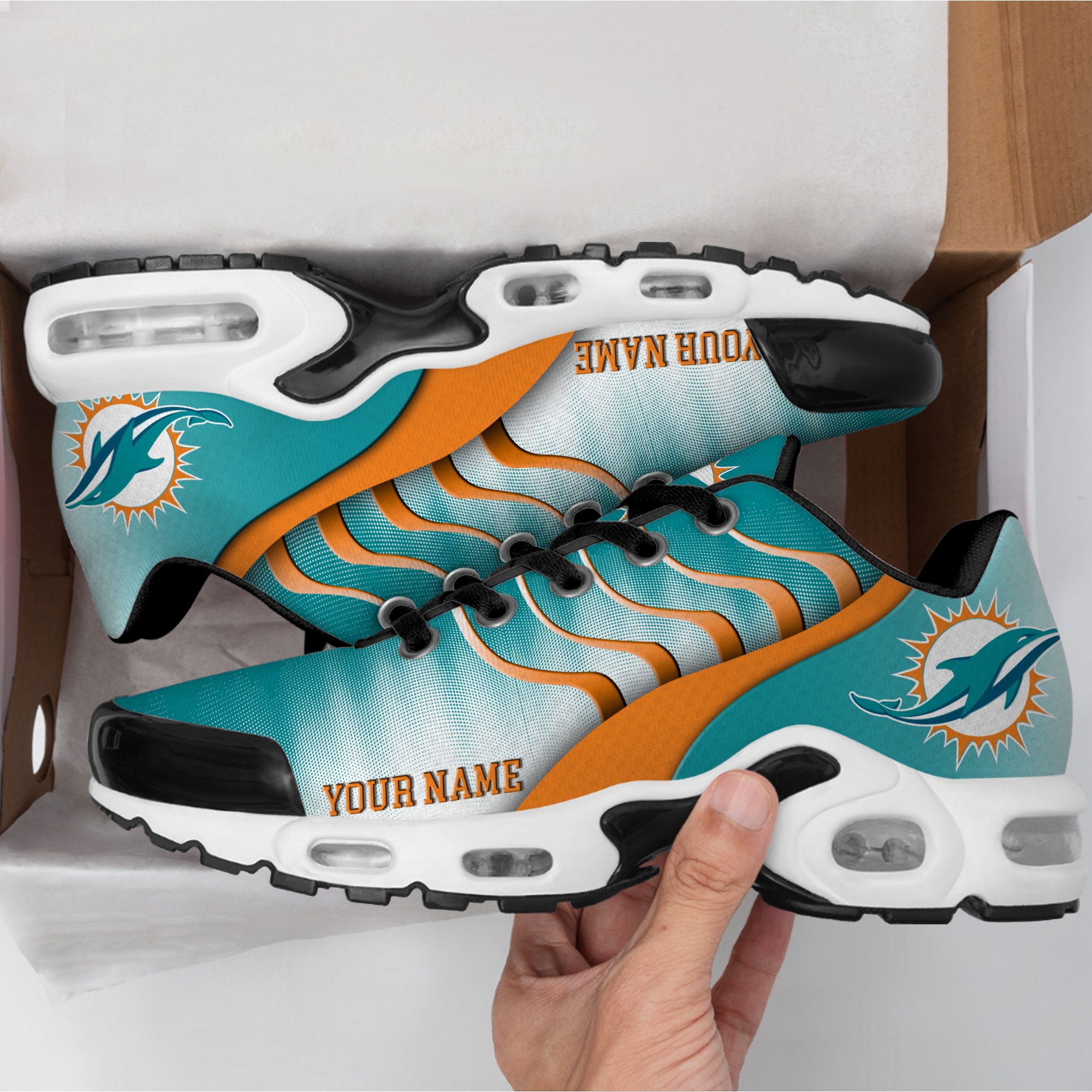 M.dolphins | Premium  Endzone Runner Air Max Shoes Nth1