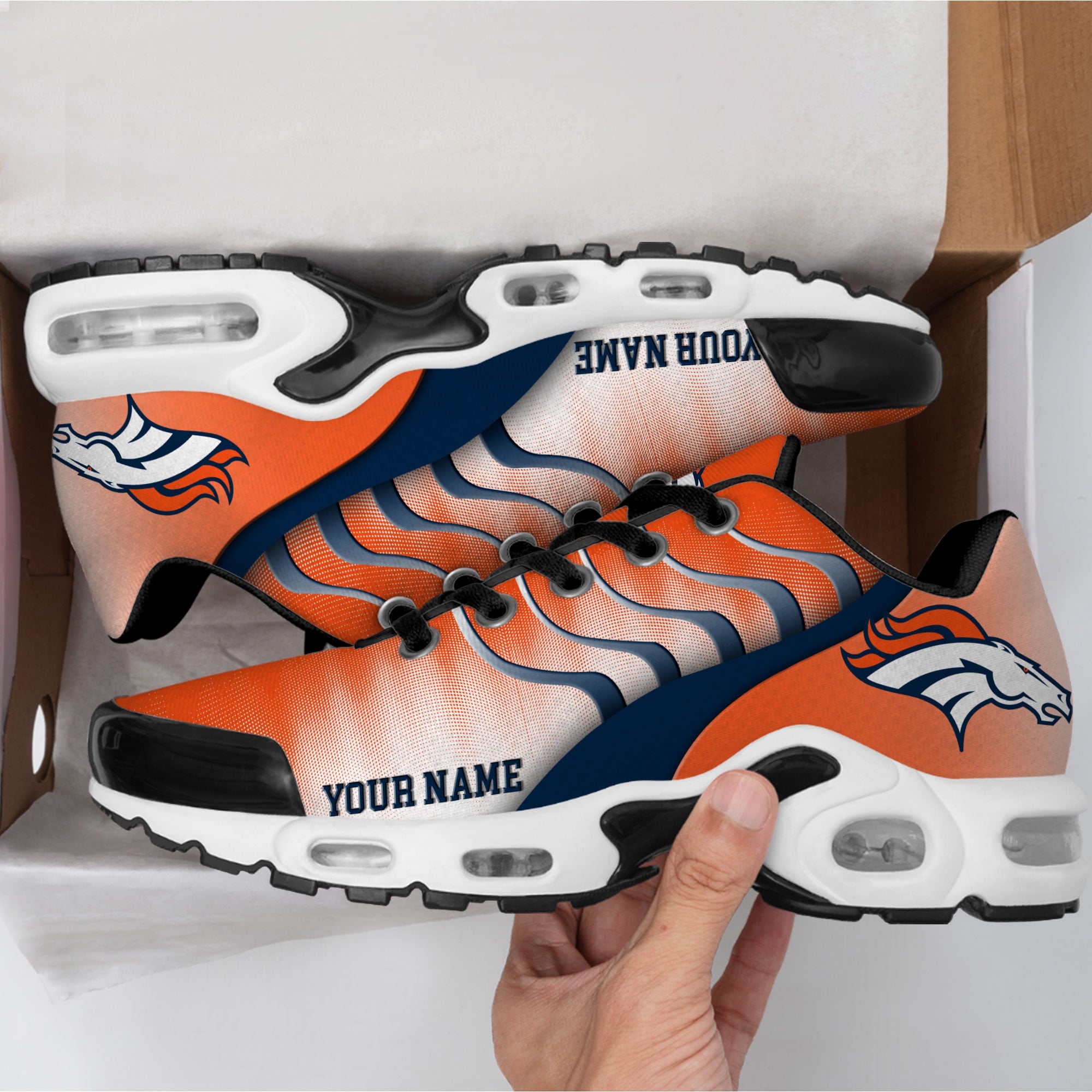 D.broncos | Premium  Endzone Runner Air Max Shoes Nth1