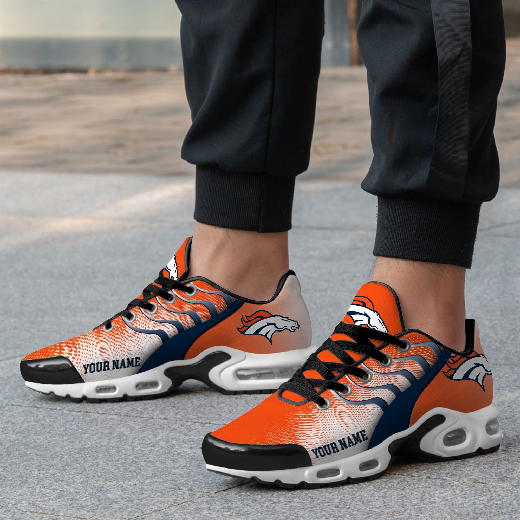 D.broncos | Premium  Endzone Runner Air Max Shoes Nth1