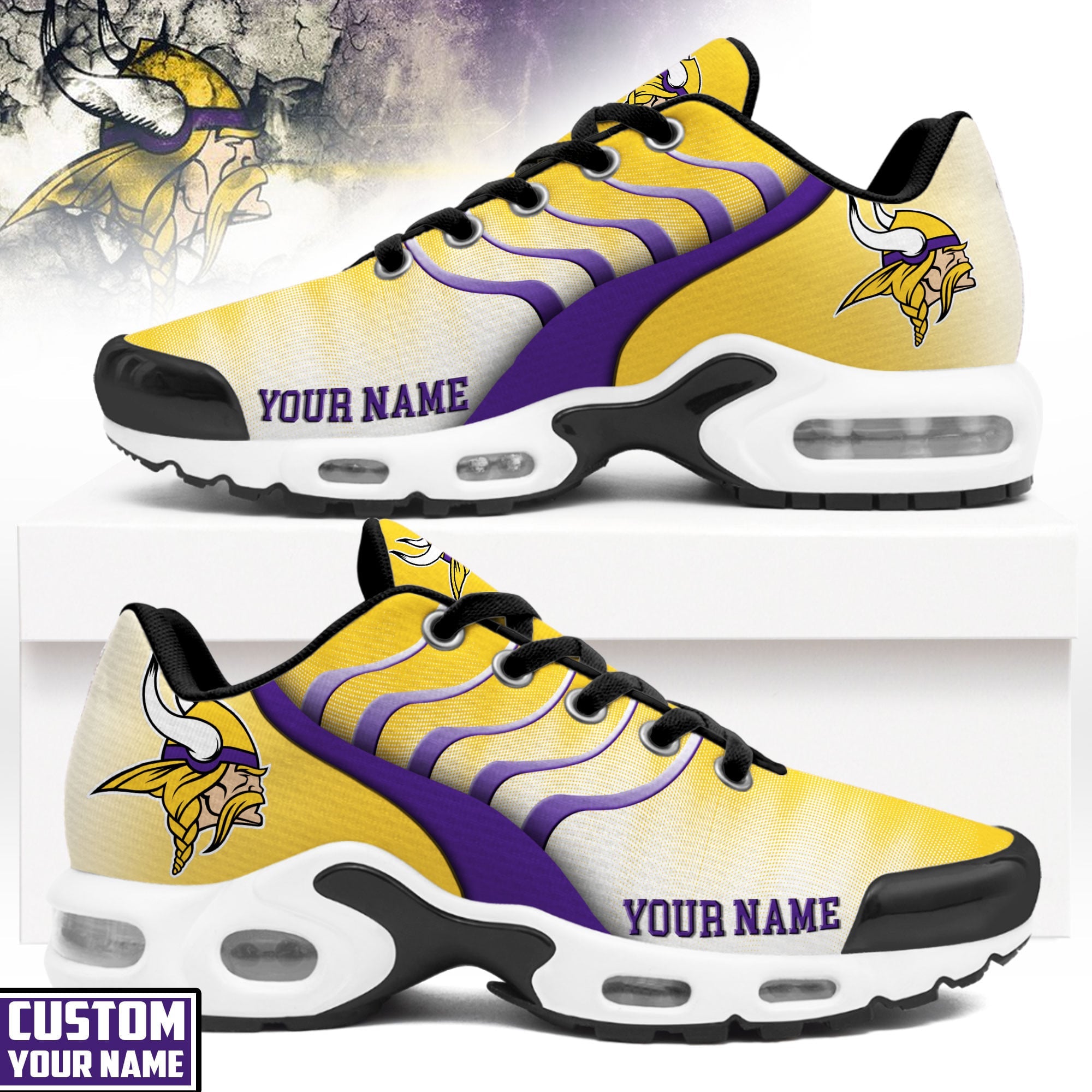 M.vikings | Premium  Endzone Runner Air Max Shoes Nth1