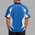 Uzbekistan World Cup 2026 Collar Soccer Jersey Pvt01
