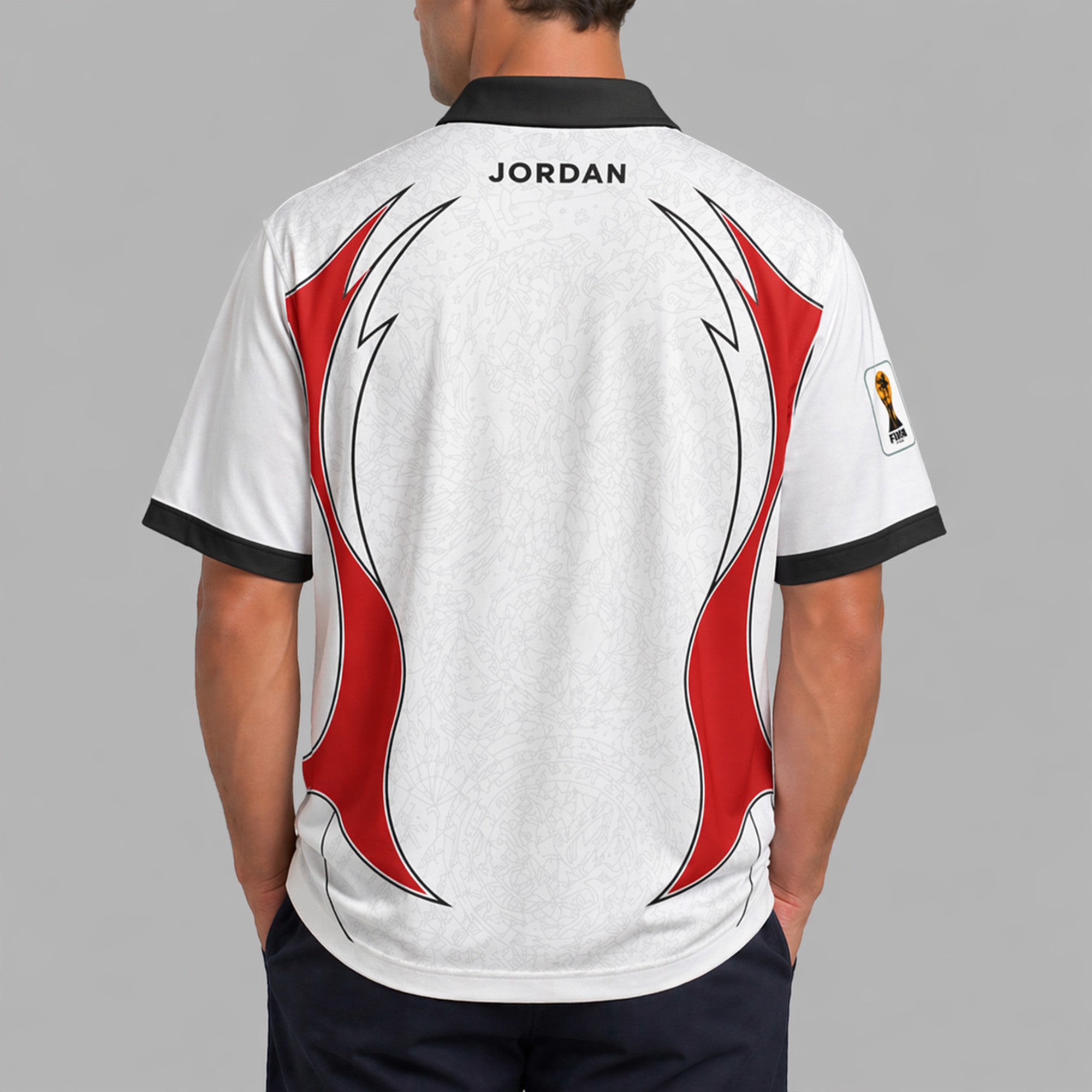 Jordan World Cup 2026 Collar Soccer Jersey Pvt01