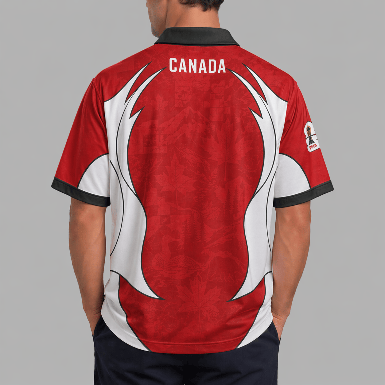 Canada World Cup 2026 Collar Soccer Jersey Pvt01