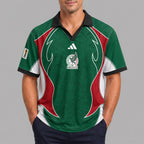 Mexico World Cup 2026 Collar Soccer Jersey Pvt01