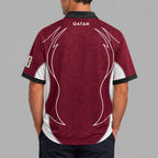 Qatar World Cup 2026 Collar Soccer Jersey Pvt01