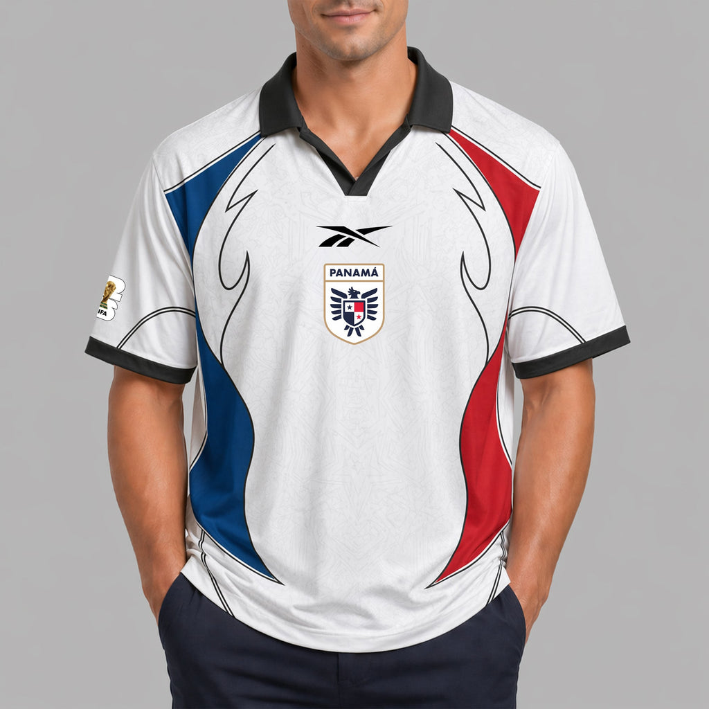 Panama World Cup 2026 Collar Soccer Jersey Pvt01