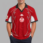 Tunisia World Cup 2026 Collar Soccer Jersey Pvt01