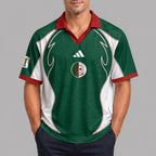Algeria World Cup 2026 Collar Soccer Jersey Pvt01