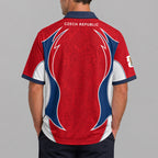Czech Republic World Cup 2026 Collar Soccer Jersey Pvt01