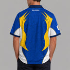 Sweden World Cup 2026 Collar Soccer Jersey Pvt01