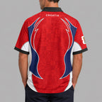Croatia World Cup 2026 Collar Soccer Jersey Pvt01