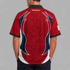 Norway World Cup 2026 Collar Soccer Jersey Pvt01