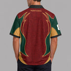 Portugal World Cup 2026 Collar Soccer Jersey Pvt01