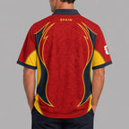 Spain World Cup 2026 Collar Soccer Jersey Pvt01