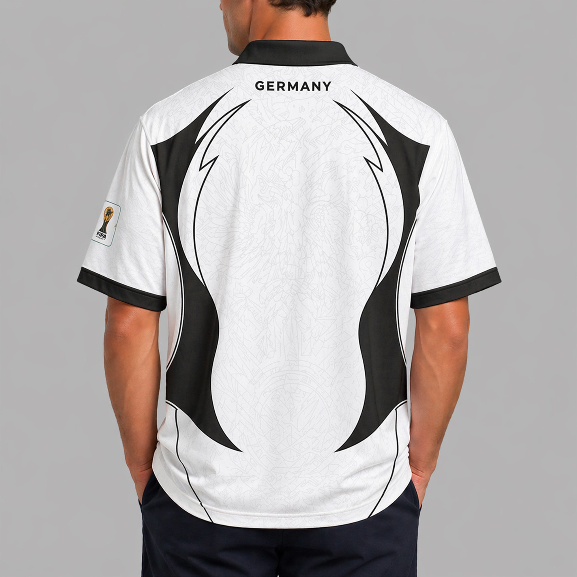 Germany World Cup 2026 Collar Soccer Jersey Pvt01