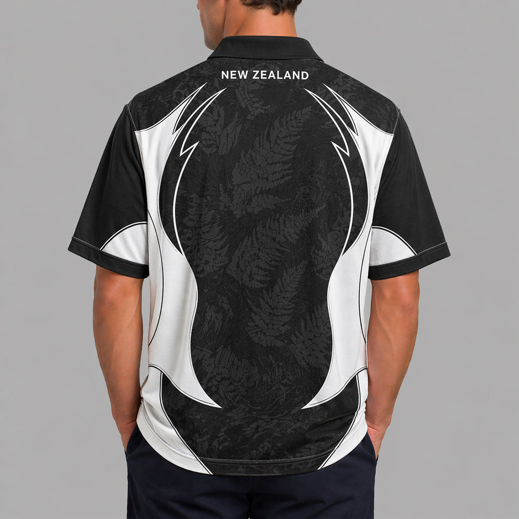 New Zealand World Cup 2026 Collar Soccer Jersey Pvt01