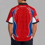 Paraguay World Cup 2026 Collar Soccer Jersey Pvt01