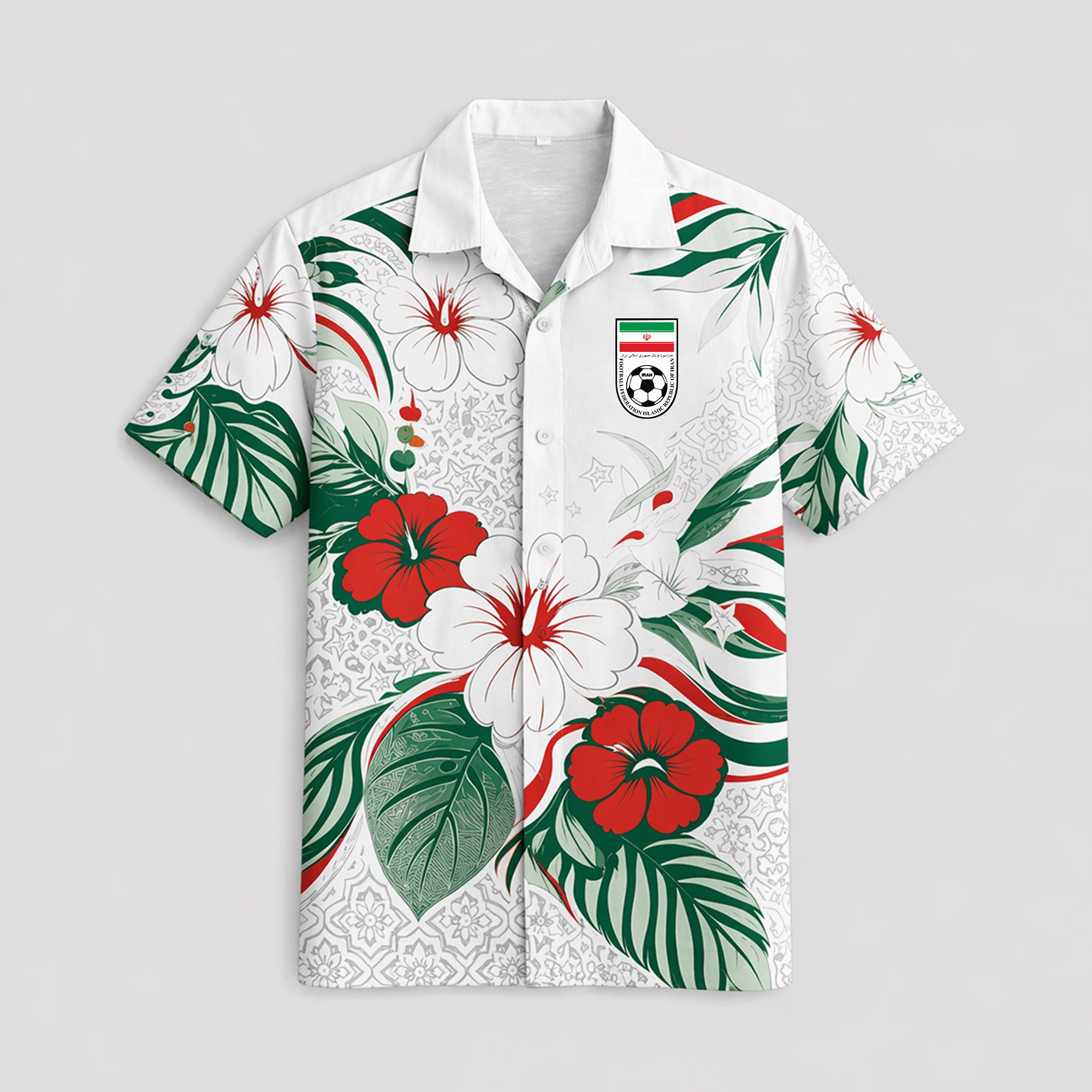 Iran WC26 Floral Hawaiian Shirt Pvt02