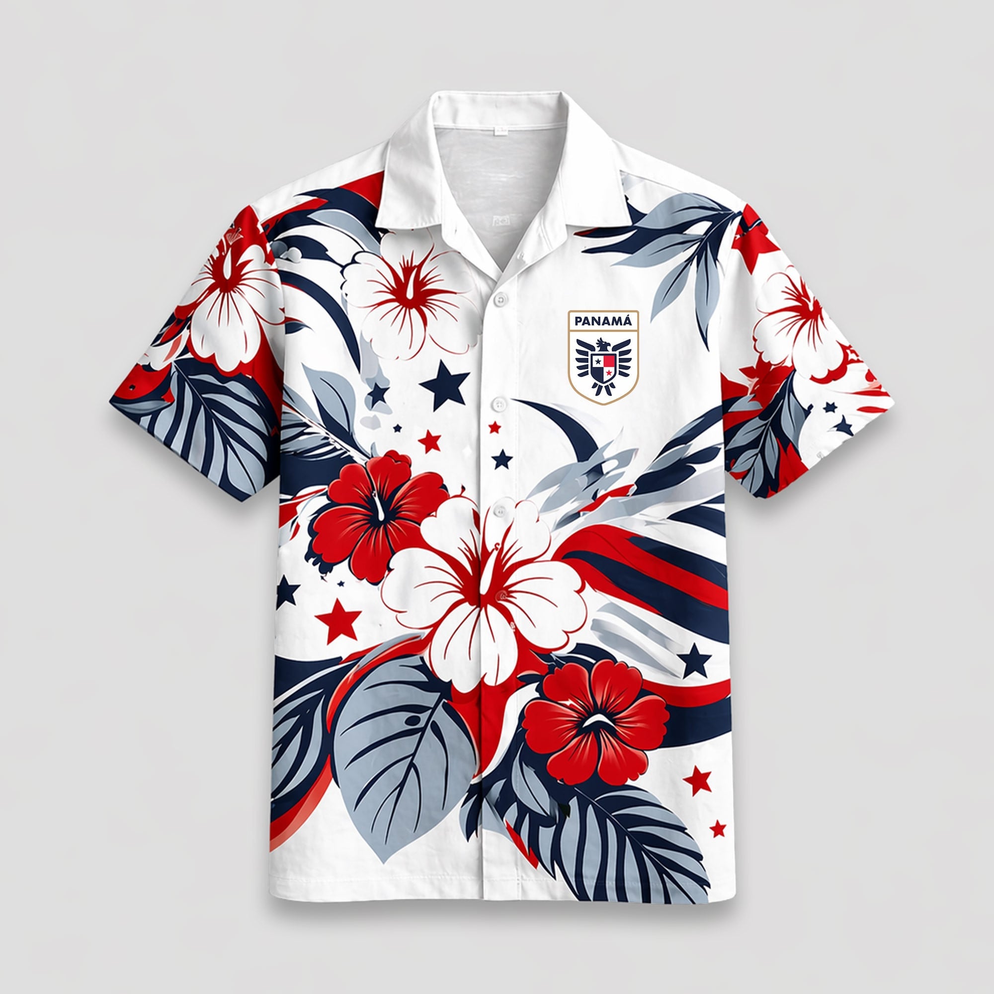 Panama WC26 Floral Hawaiian Shirt Pvt02