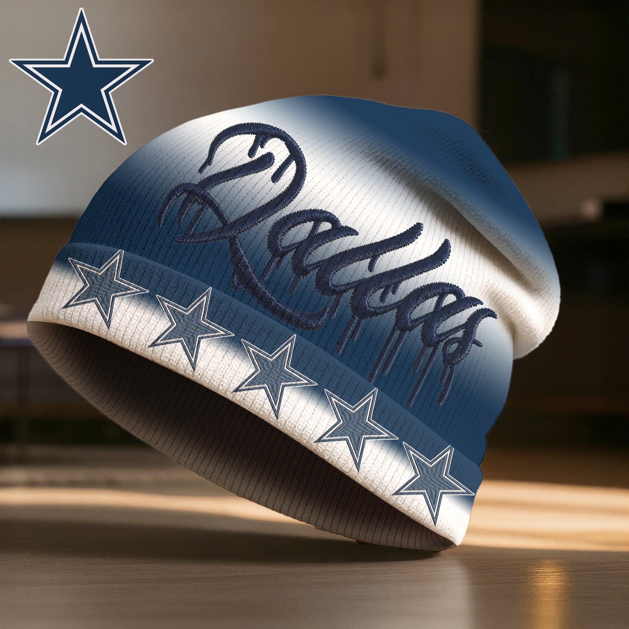 D.cowboys | Premium  Pro Line Beanie Hat Nf1
