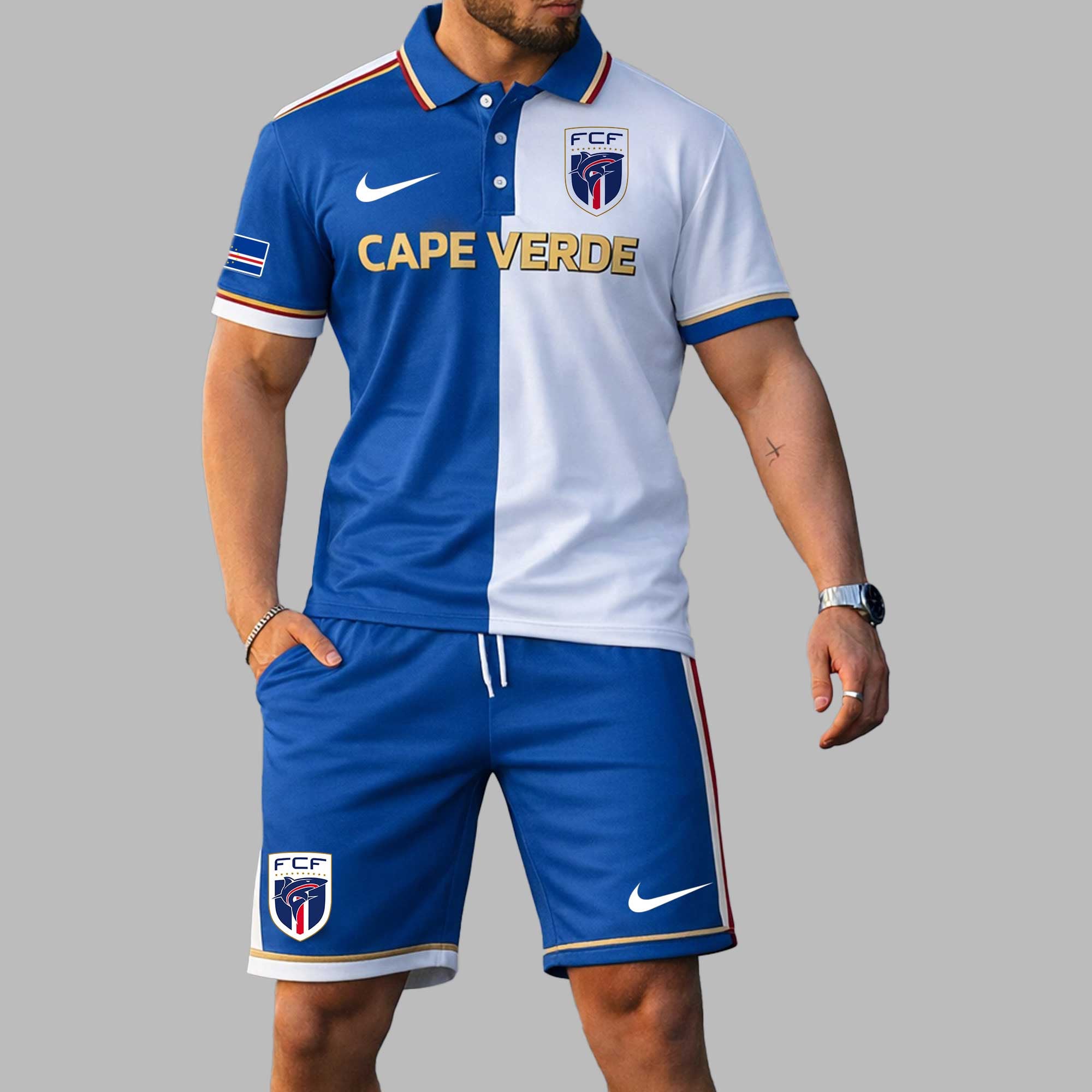 Cape Verde Wc26 Polo Short Set Pl004