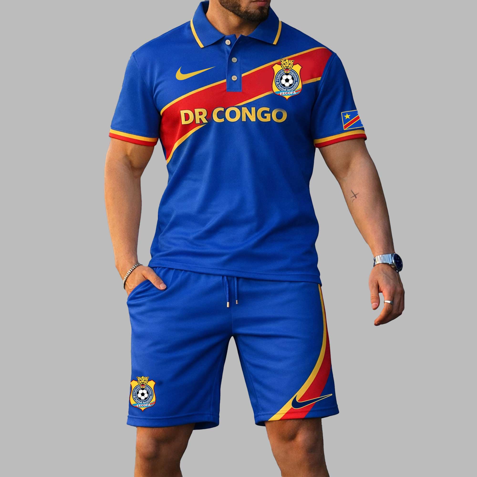 Dr Congo Wc26 Polo Short Set Pl004
