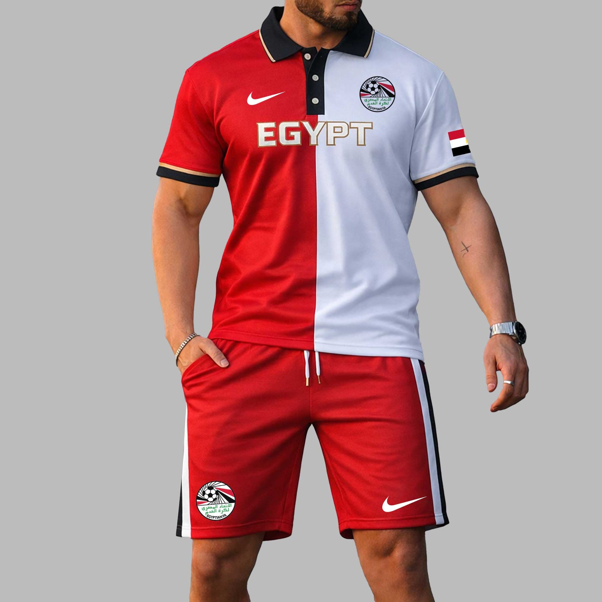 Egypt Wc26 Polo Short Set Pl004