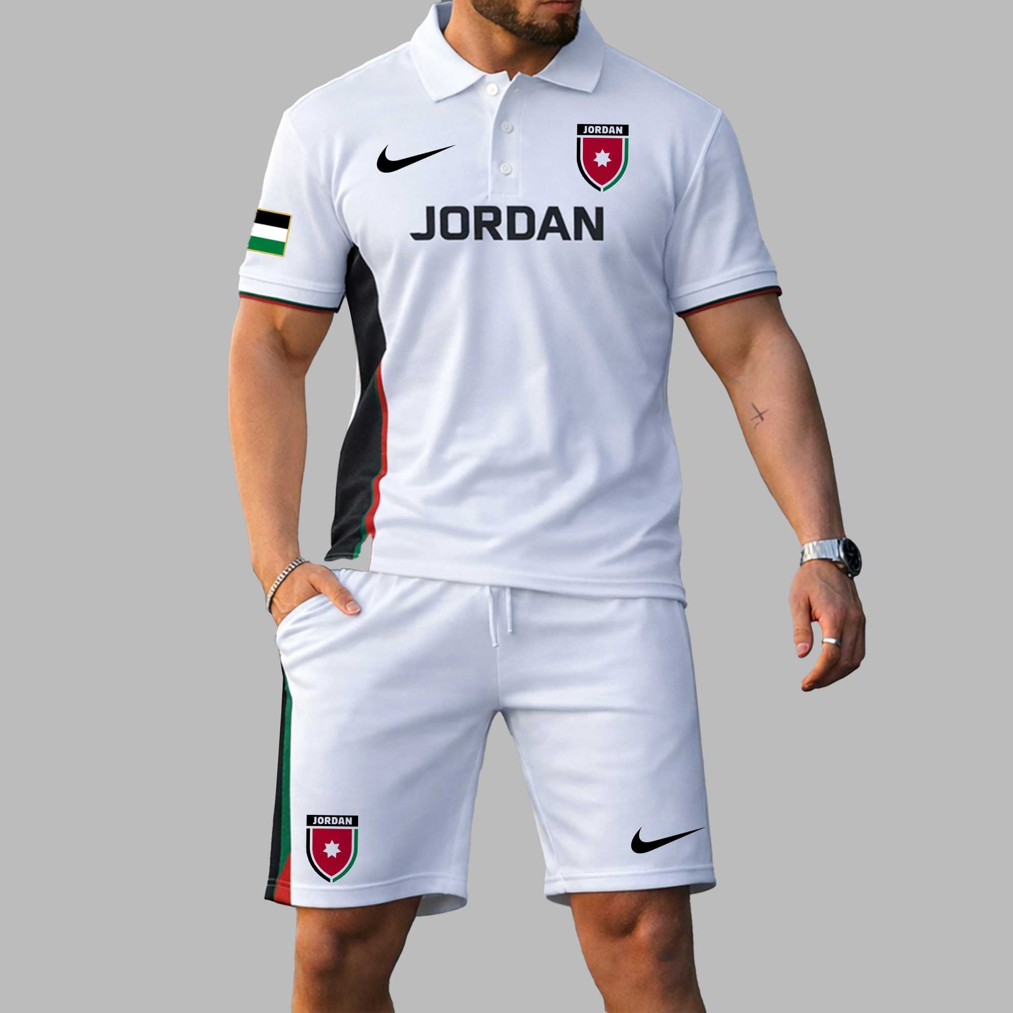 Jordan Wc26 Polo Short Set Pl004
