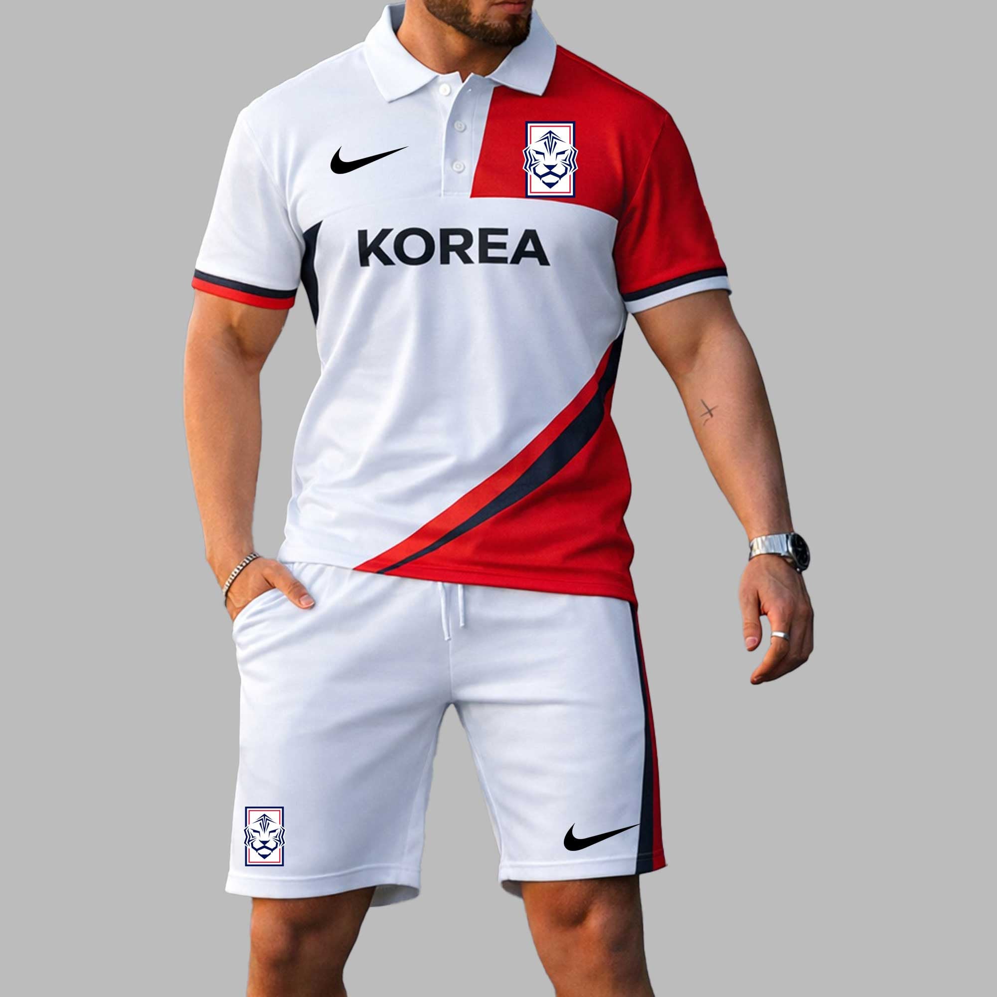 Korea Wc26 Polo Short Set Pl004