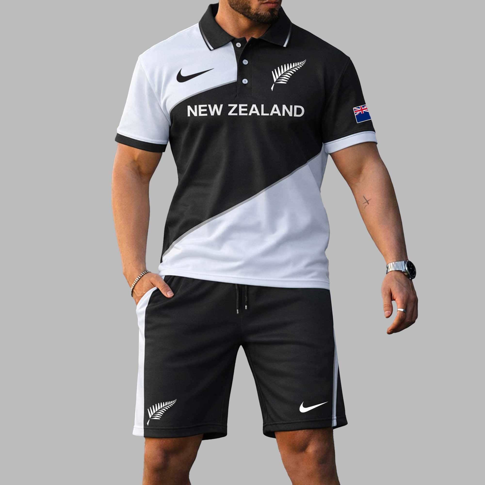 New Zealand Wc26 Polo Short Set Pl004