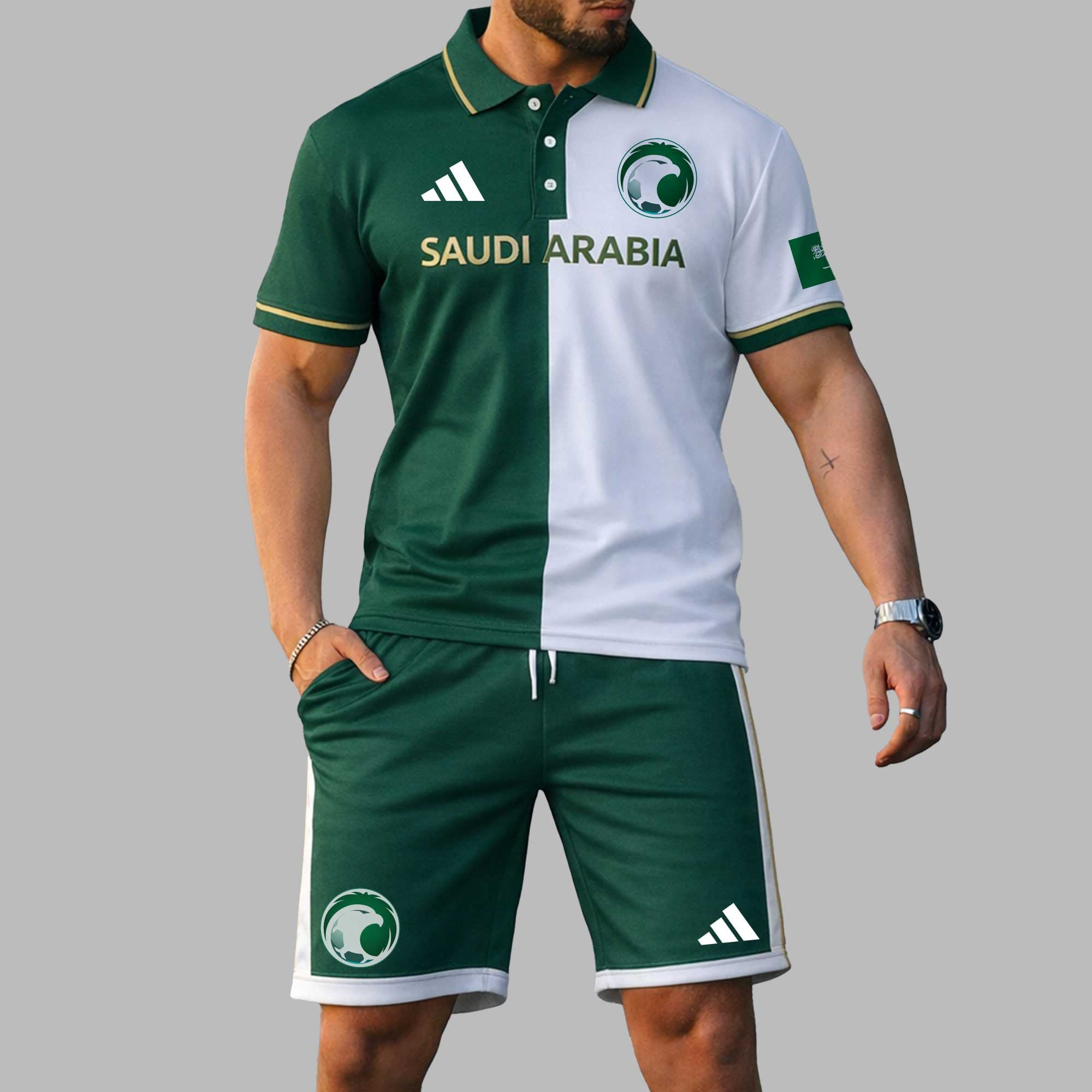 Saudi Arabia Wc26 Polo Short Set Pl004