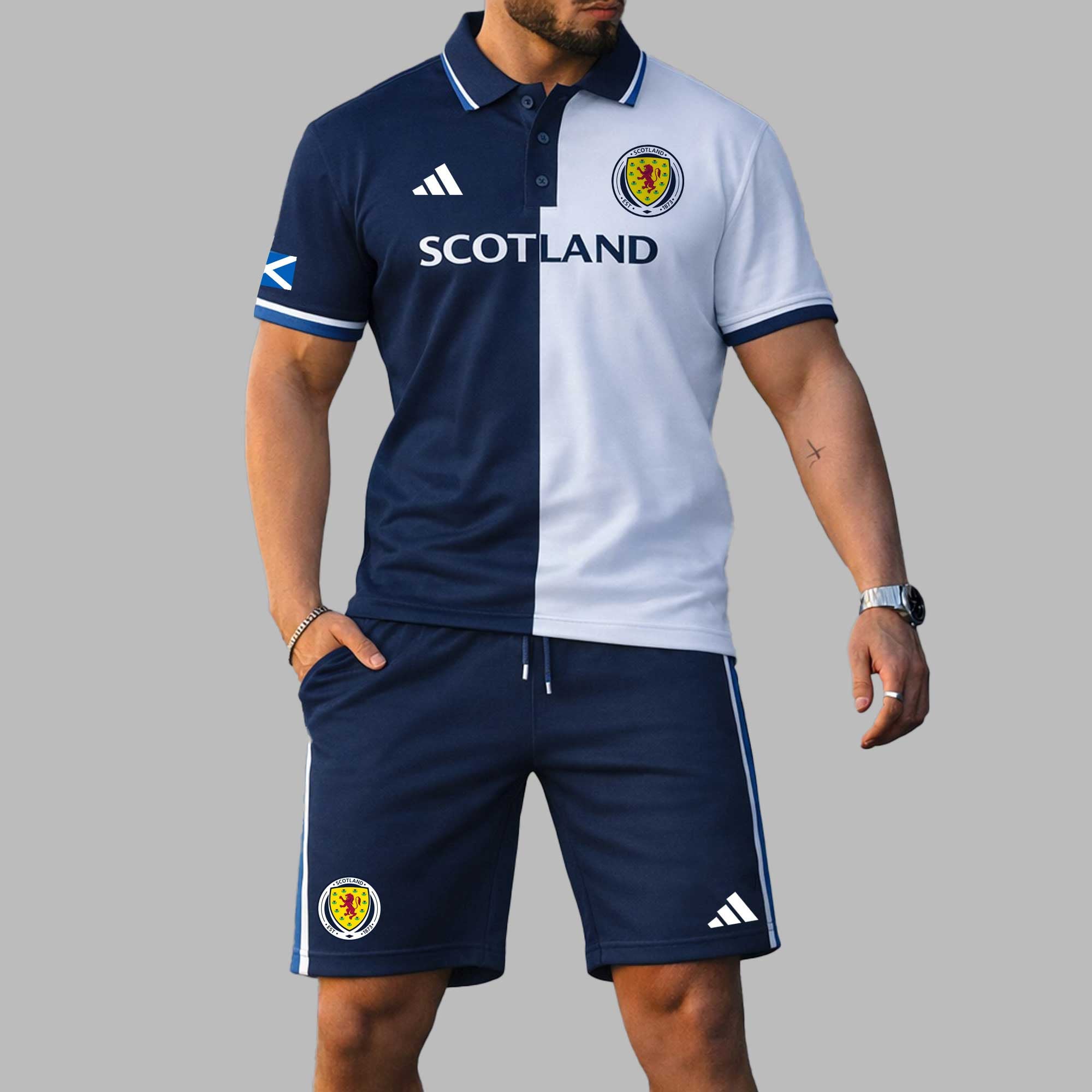 Scotland Wc26 Polo Short Set Pl004