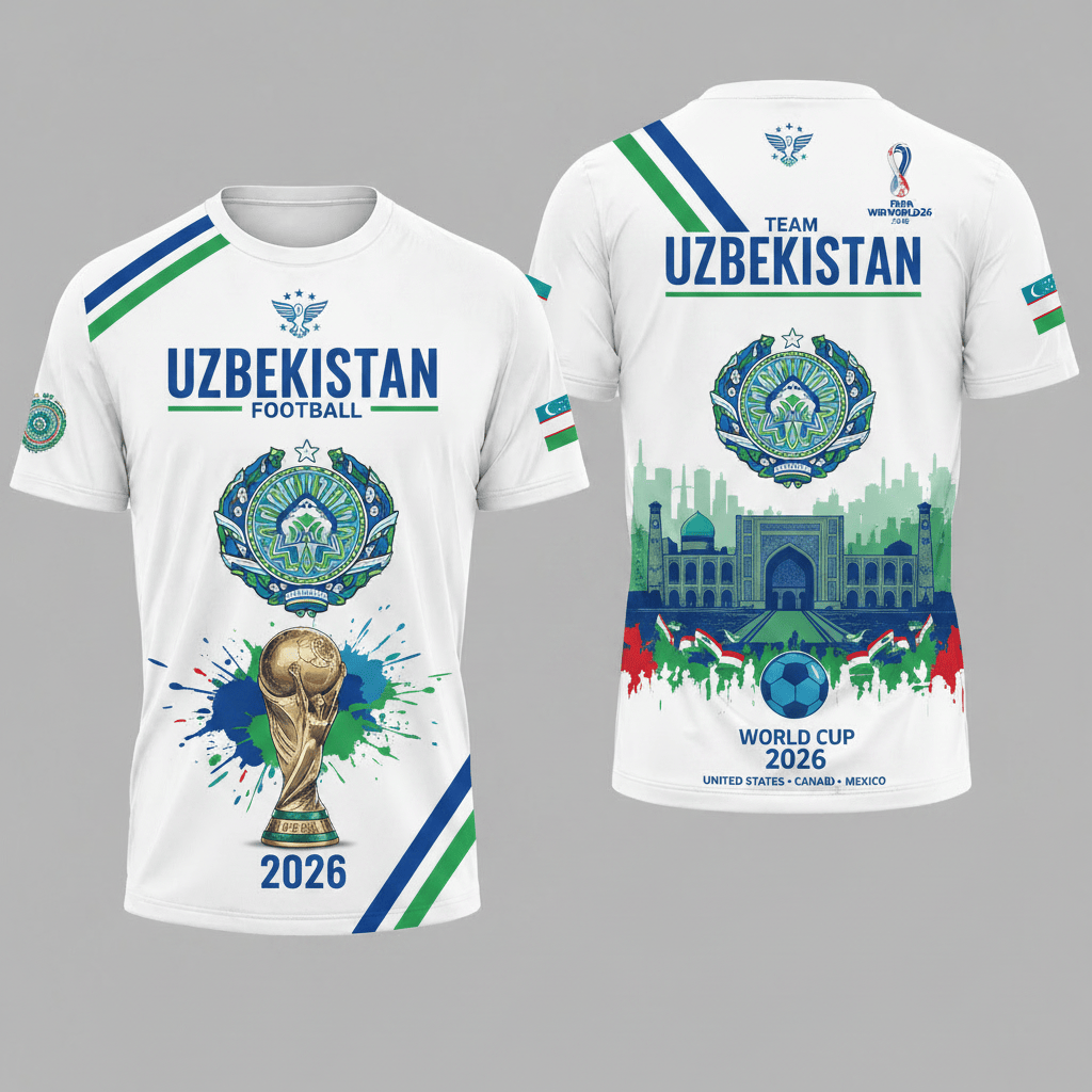 Uzbekistan WC26 T-Shirt Heritage_Shirt