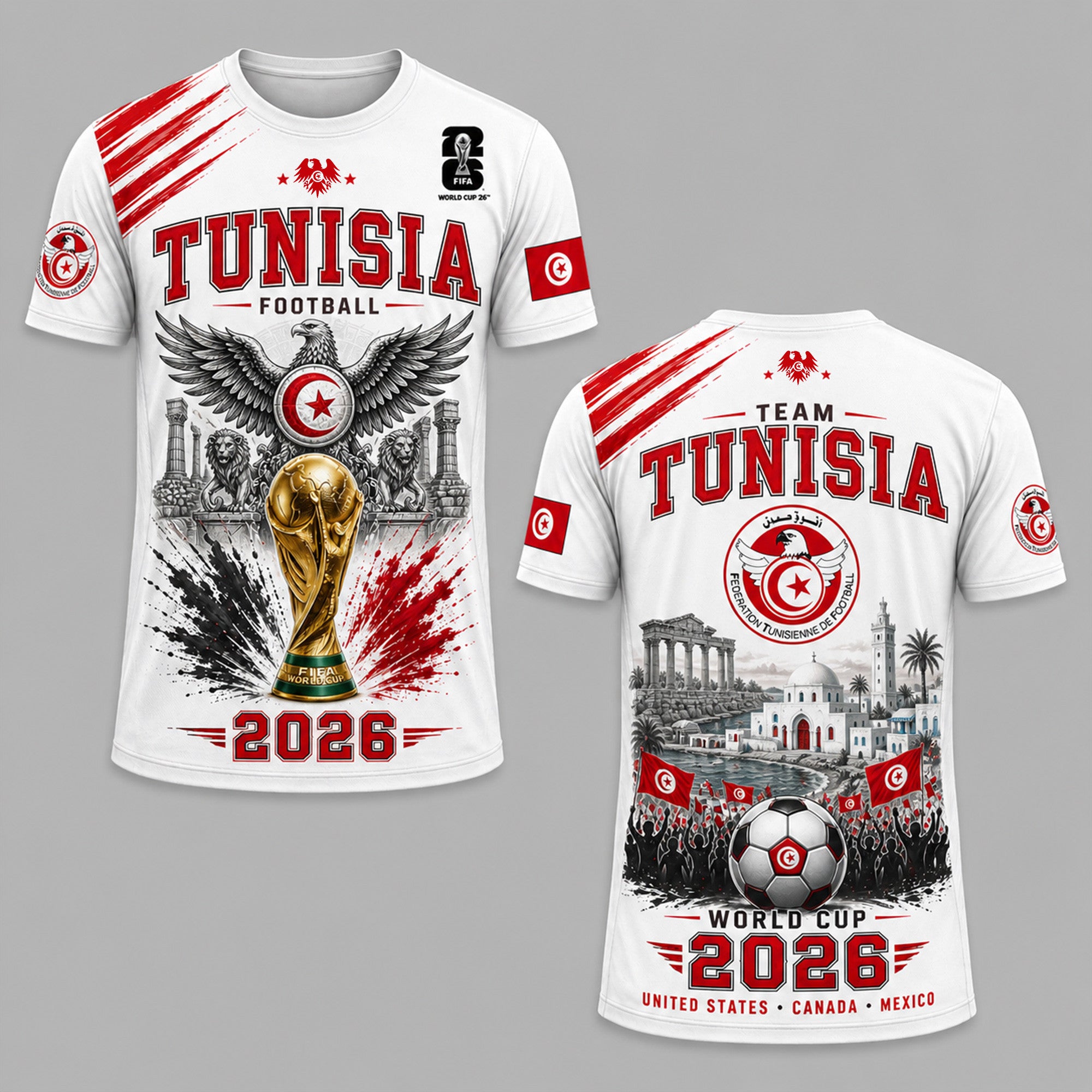 Tunisia WC26 Premium T-Shirt PVT011