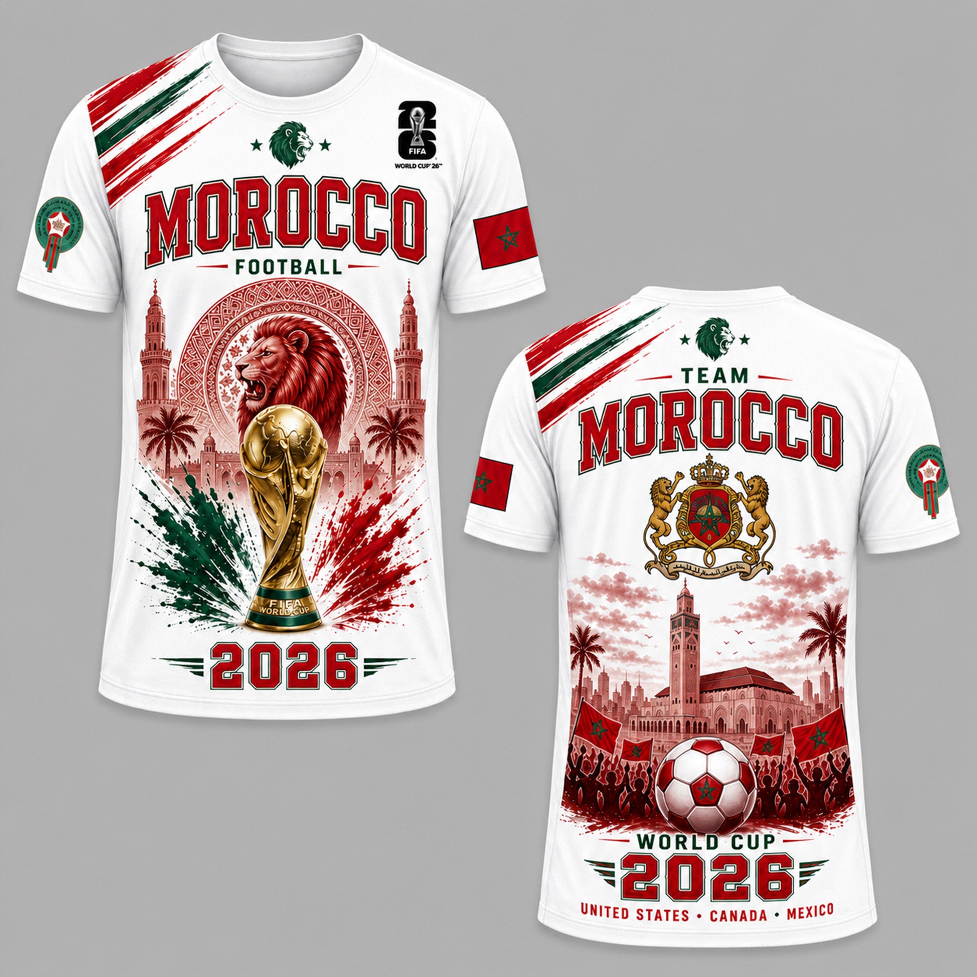 Morocco WC26 Premium T-Shirt PVT011