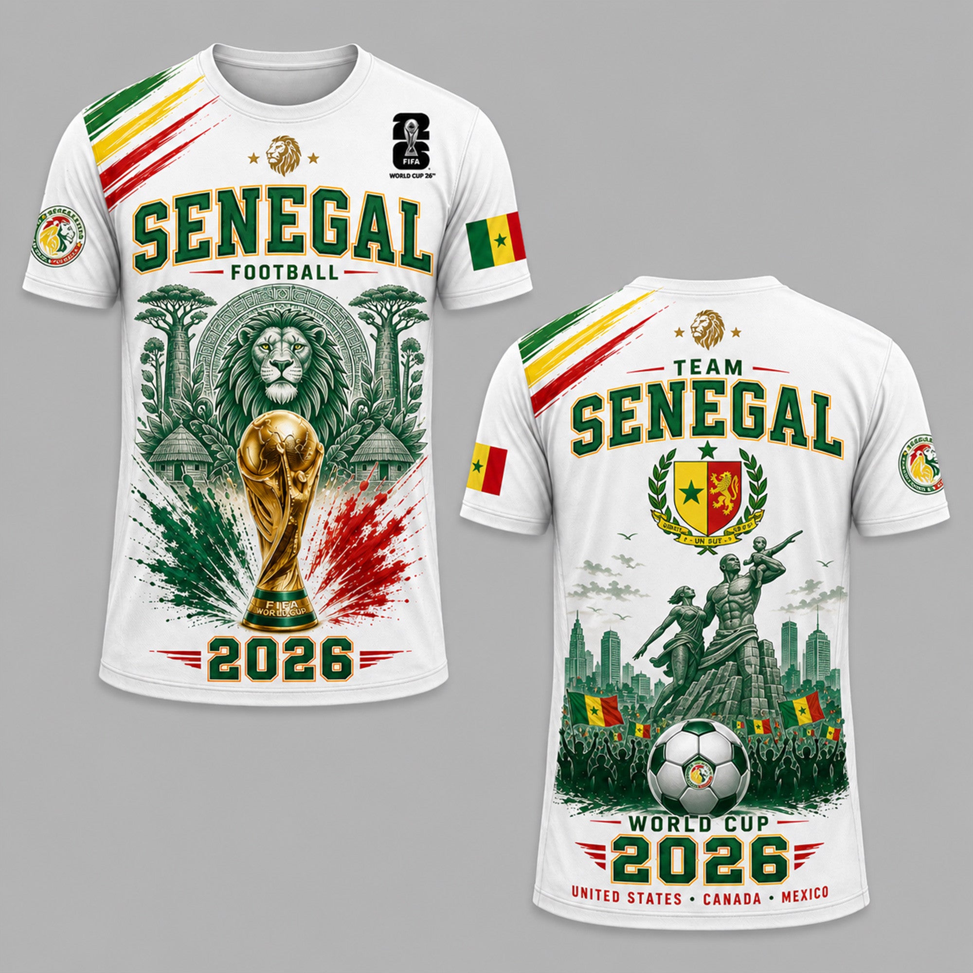 Senegal WC26 Premium T-Shirt PVT011