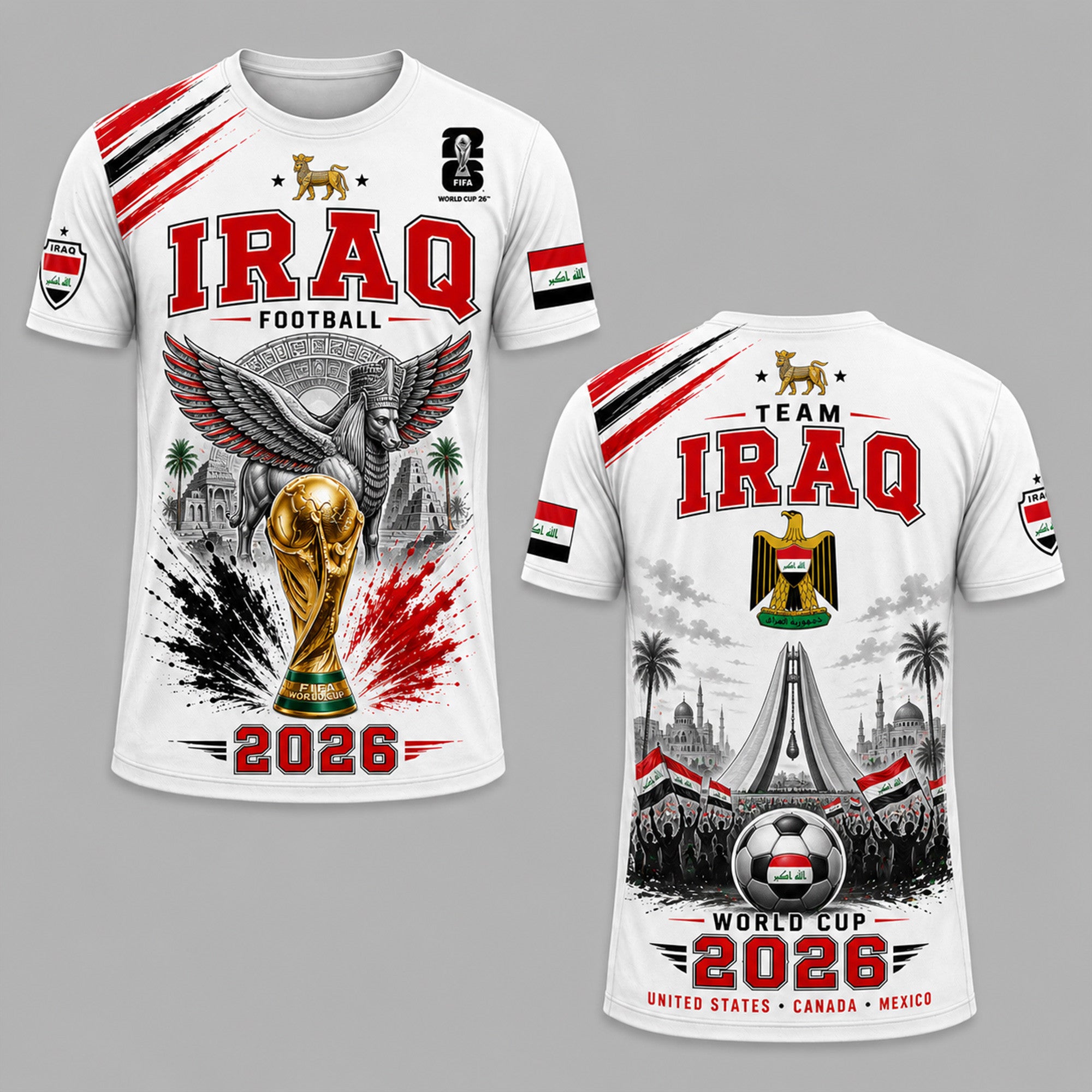 Iraq WC26 Premium T-Shirt PVT011