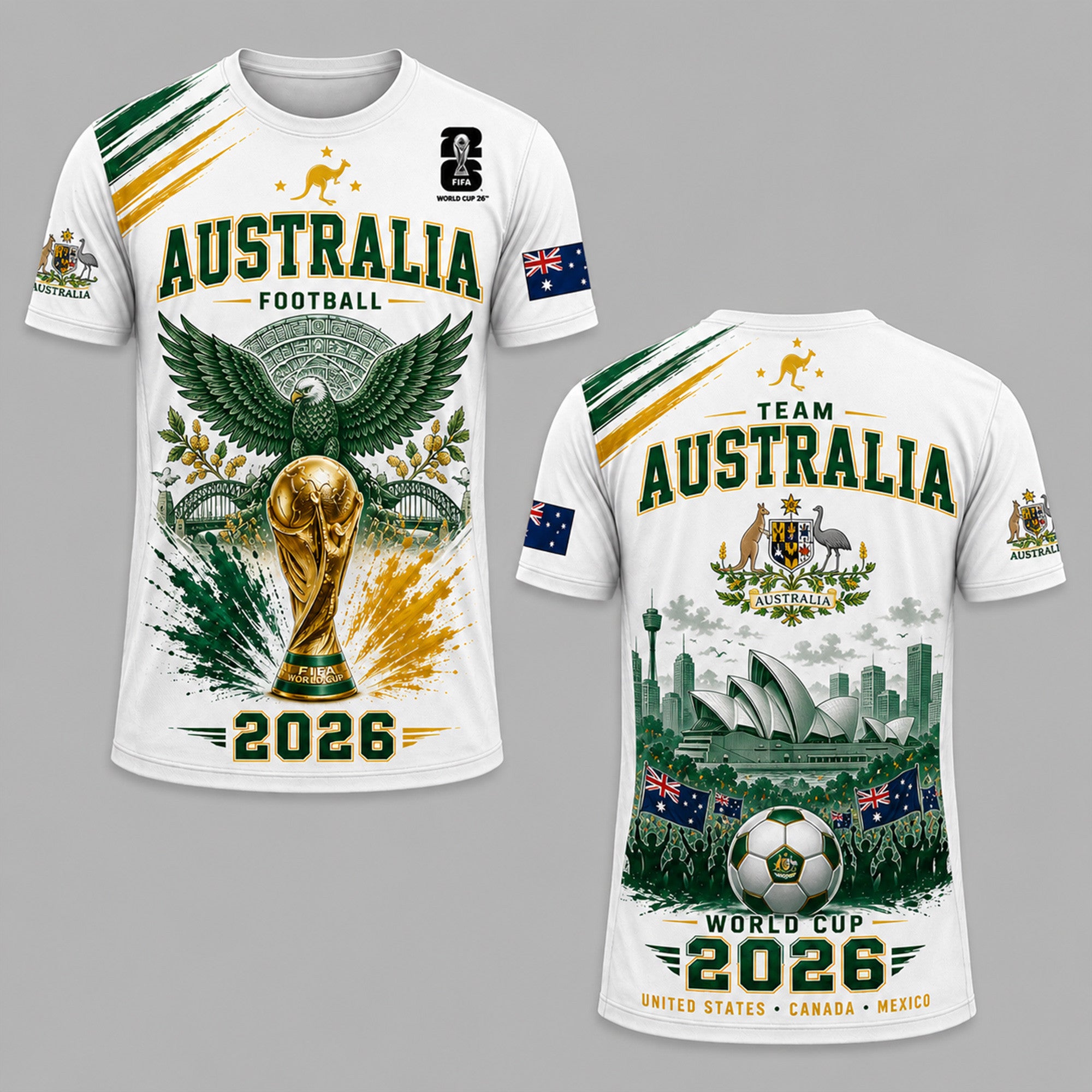Australia WC26 Premium T-Shirt PVT011