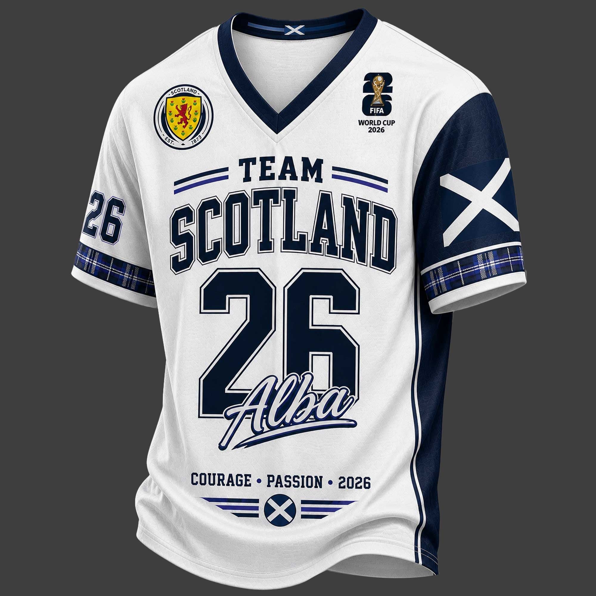 Scotland World Cup 2026 V-neck Jersey
