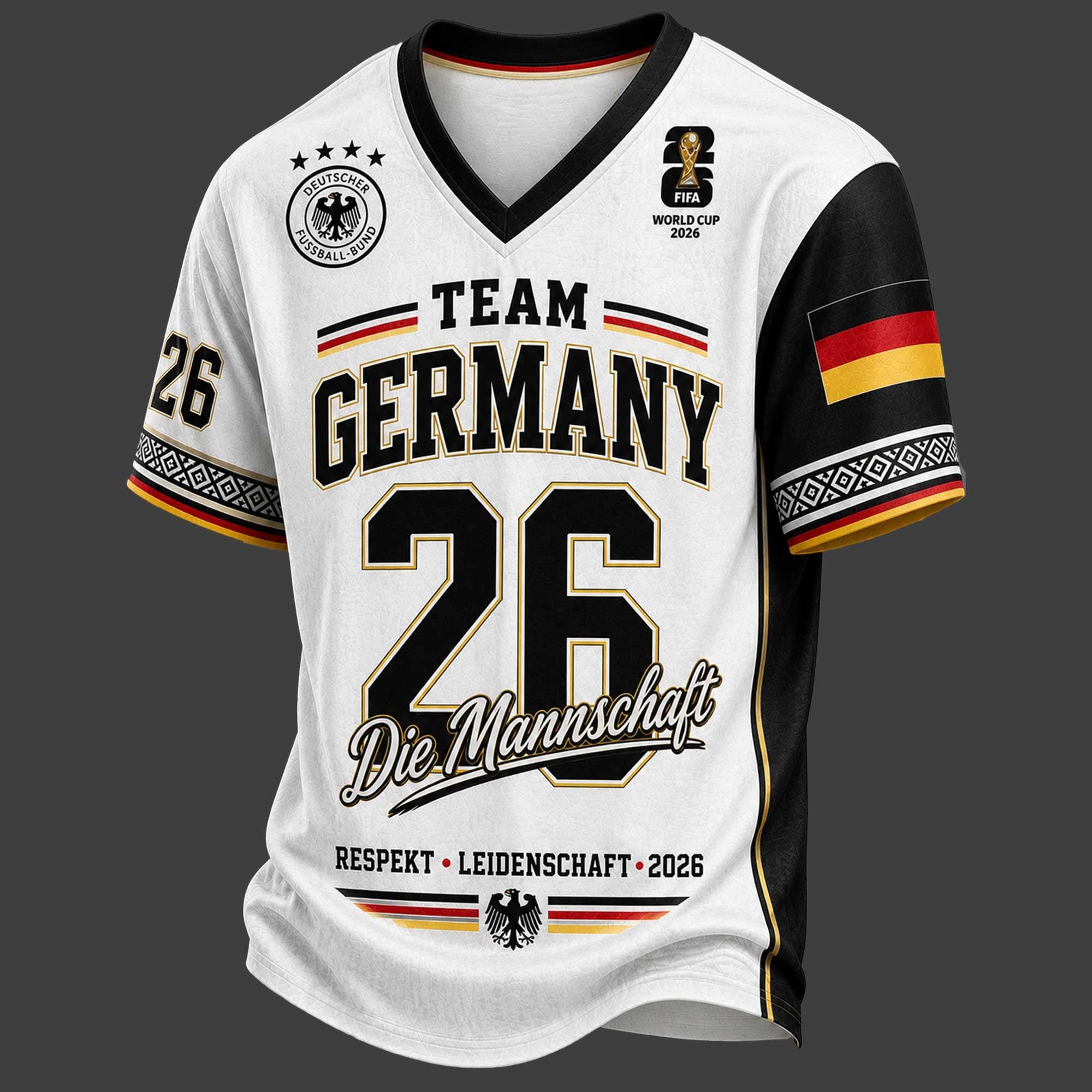 Germany World Cup 2026 V-neck Jersey