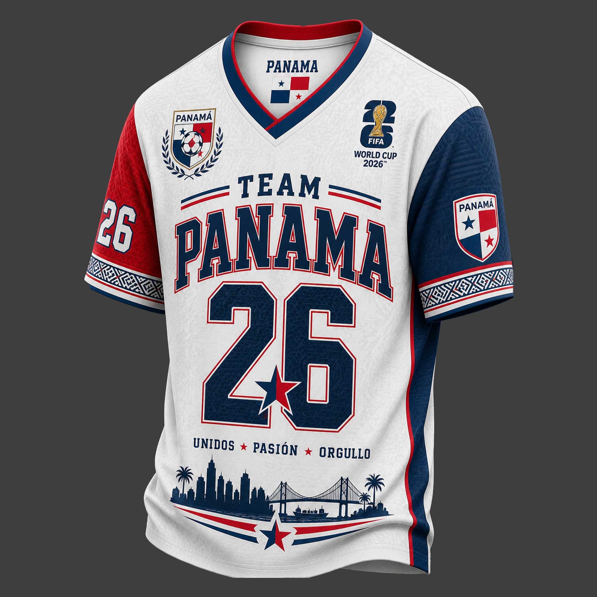 Panama World Cup 2026 V-neck Jersey