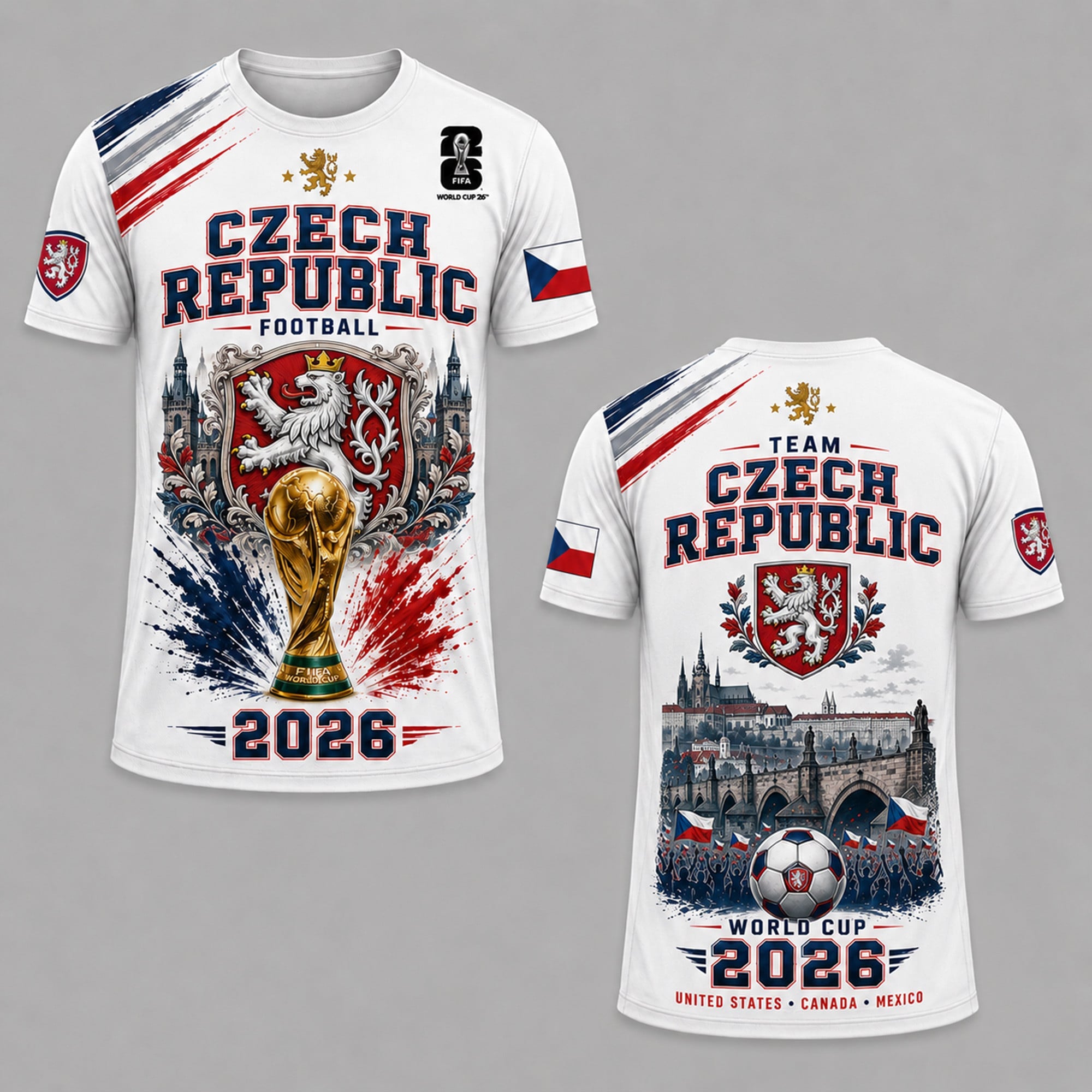 Czech Republic WC26 Premium T-Shirt PVT011