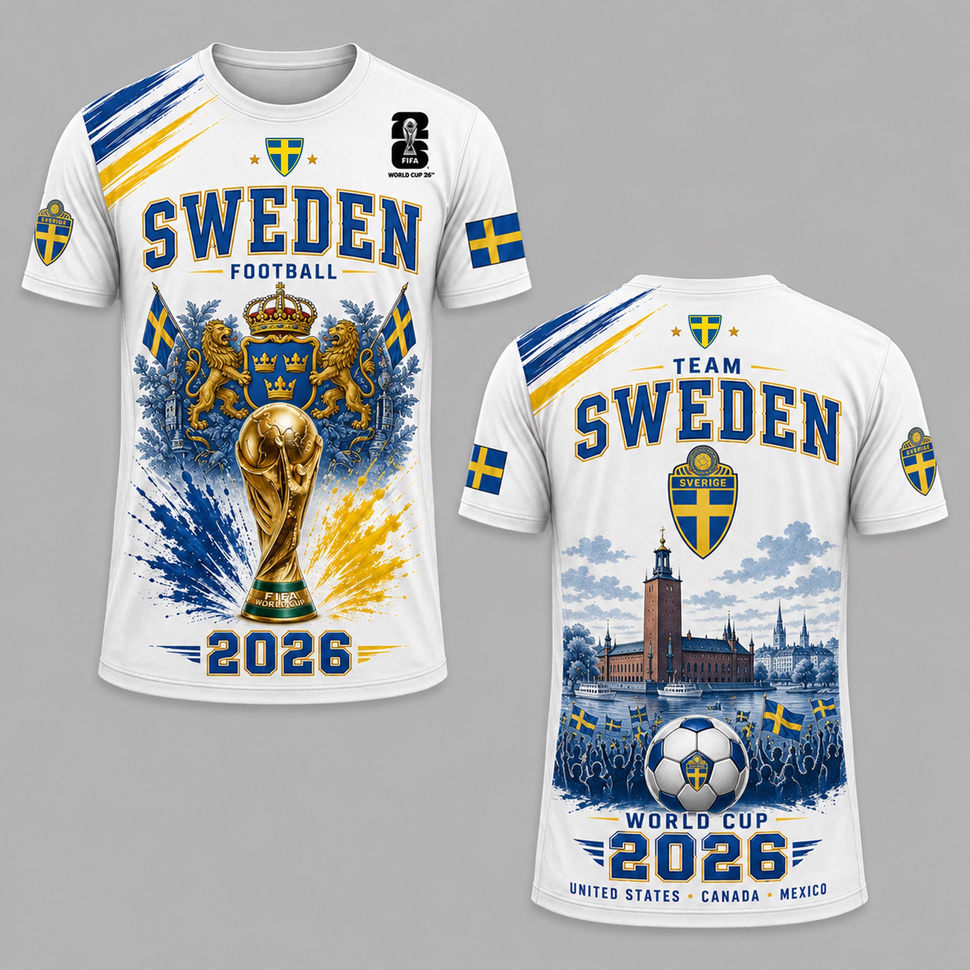 Sweden WC26 Premium T-Shirt PVT011