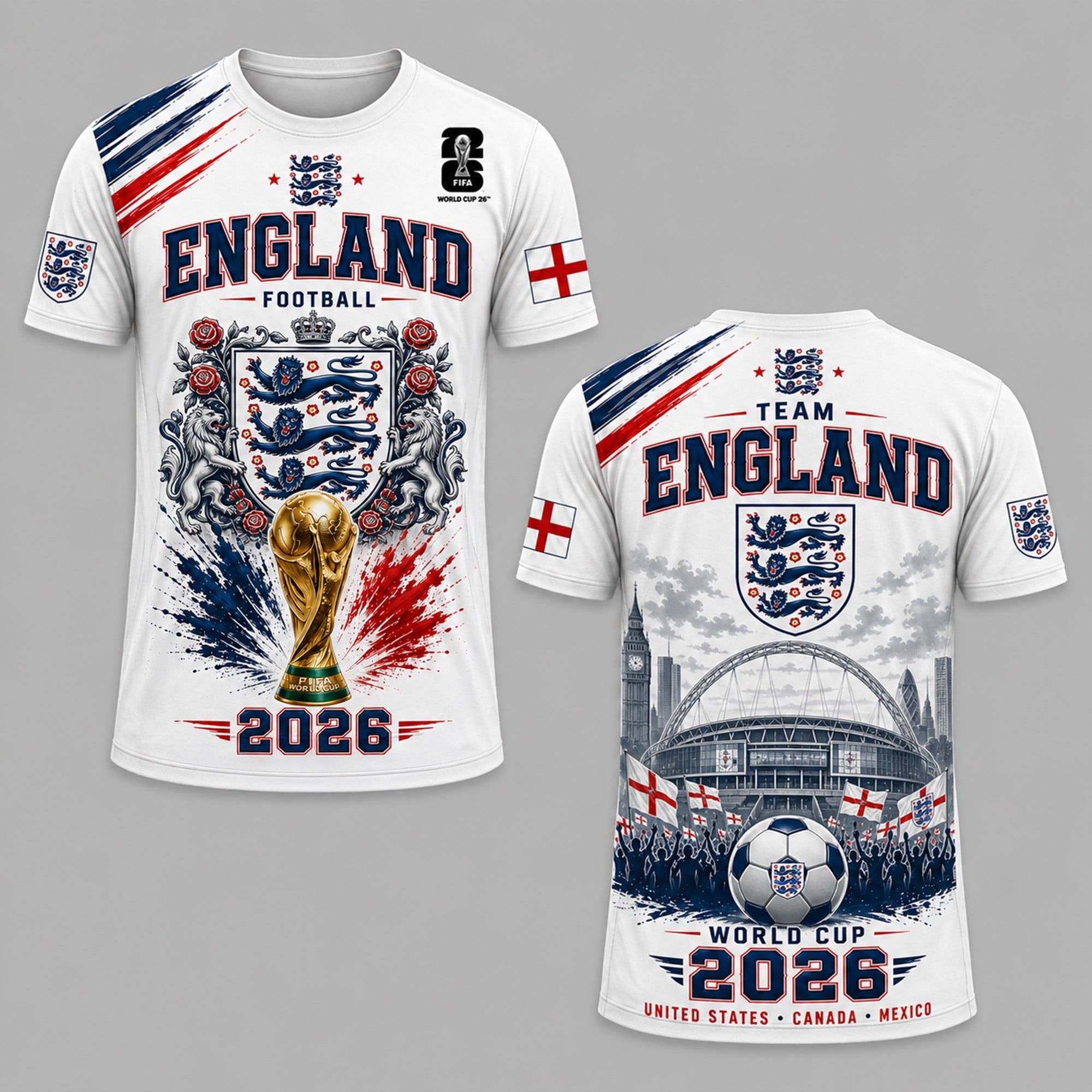 England WC26 Premium T-Shirt PVT011