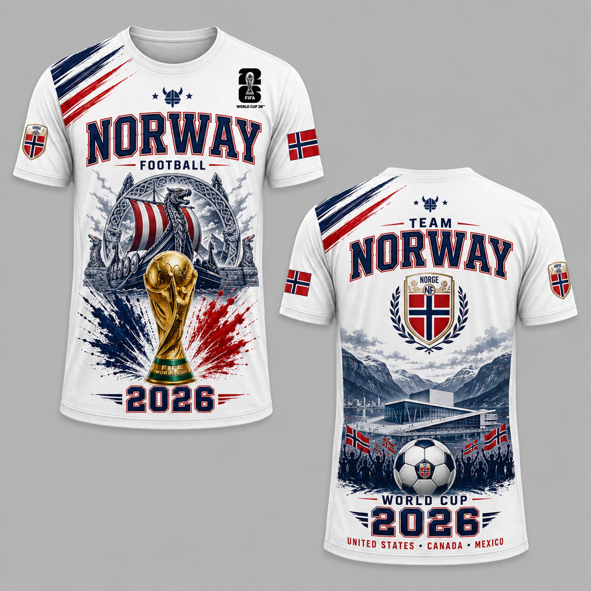 Norway WC26 Premium T-Shirt PVT011
