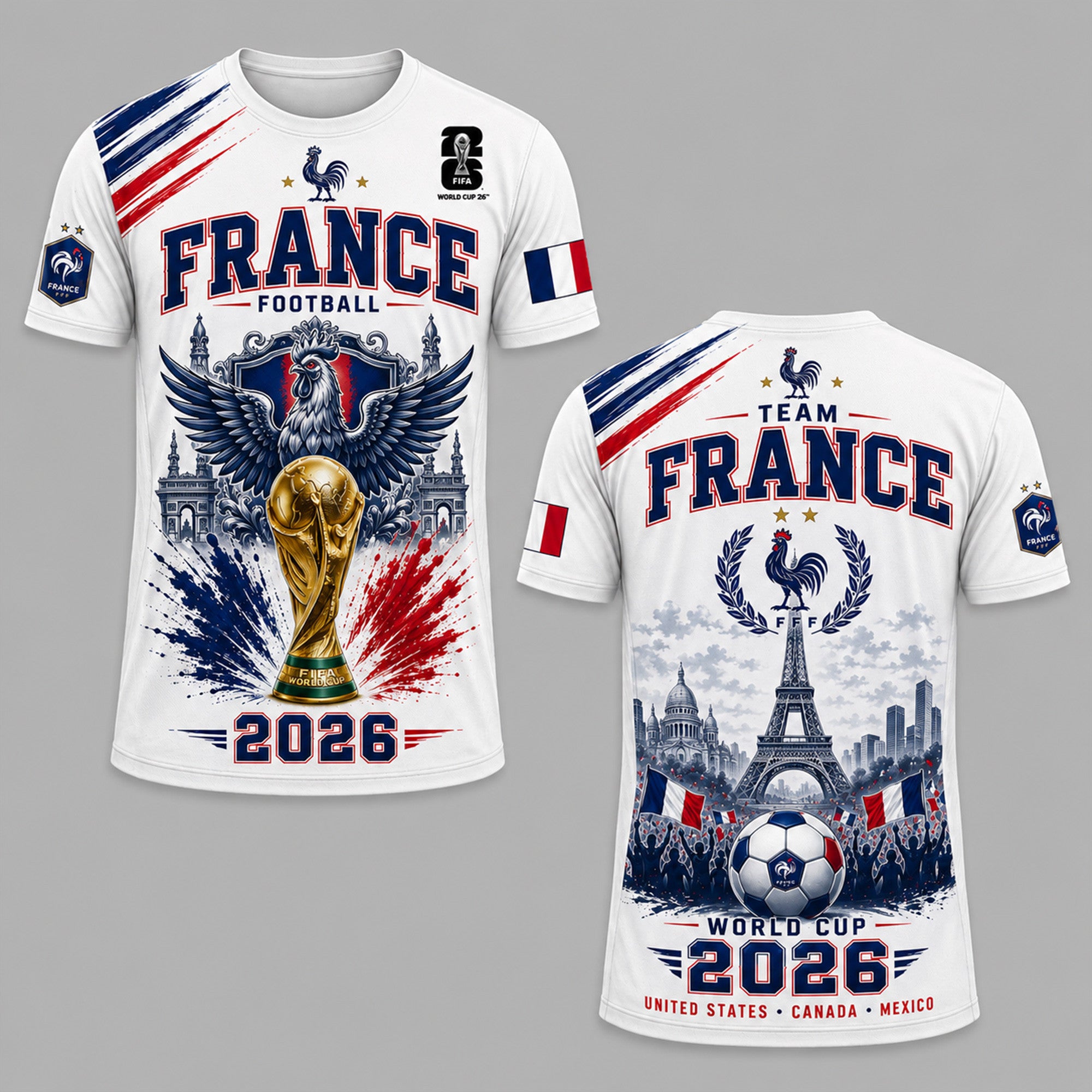 France WC26 Premium T-Shirt PVT011