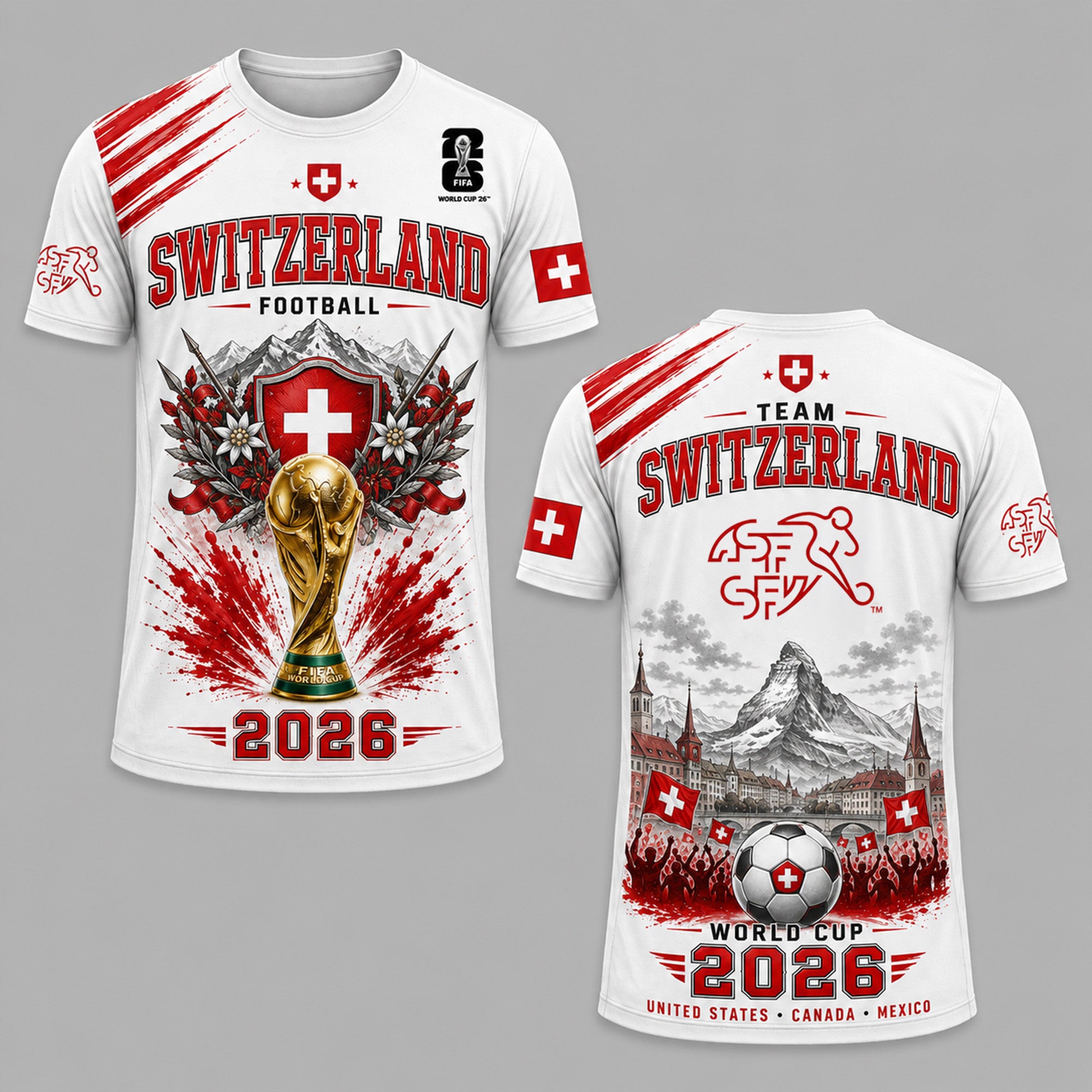 Switzerland WC26 Premium T-Shirt PVT011