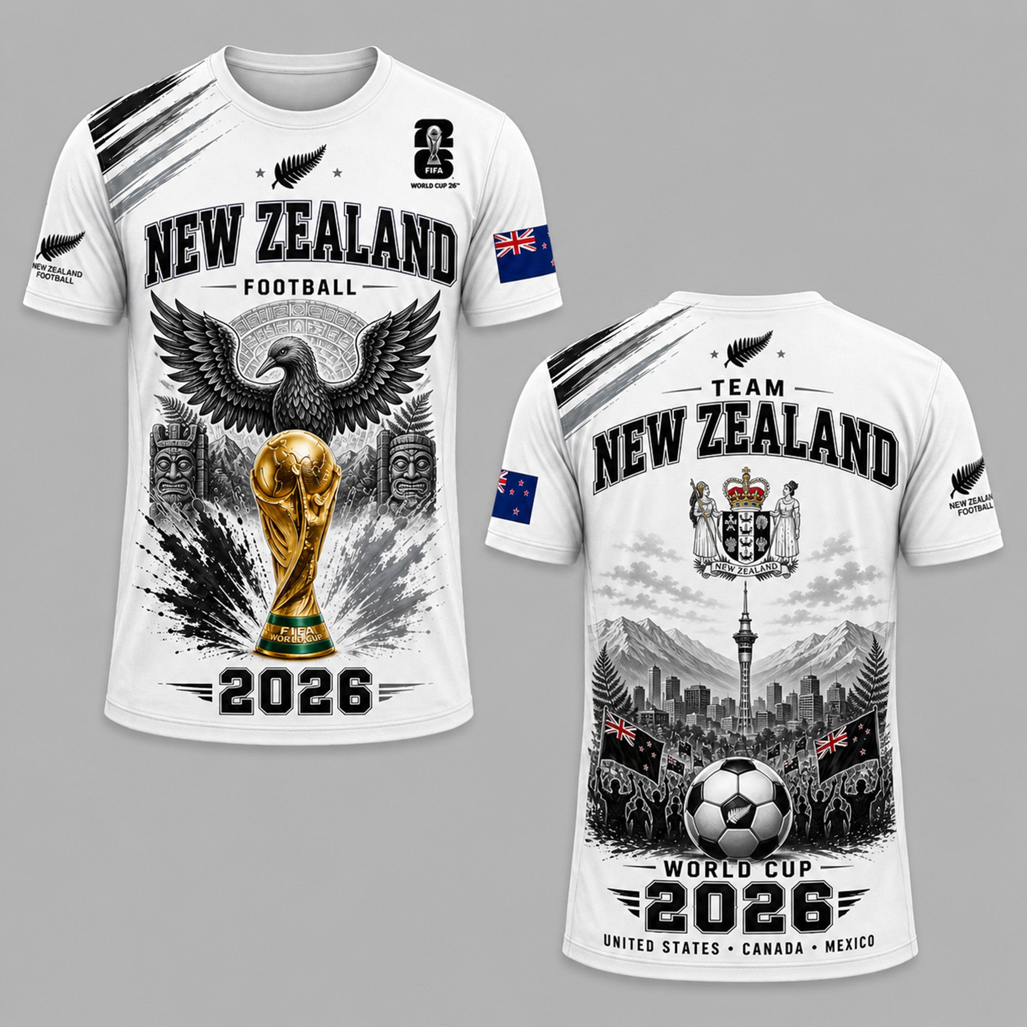 New Zealand WC26 Premium T-Shirt PVT011